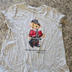 Polo Ralph Lauren Girl's Size 8/10 Teddy Bear Shirt